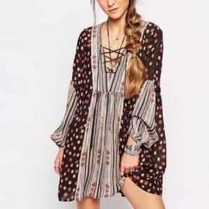 FREE PEOPLE Rain or Shine Mini Dress